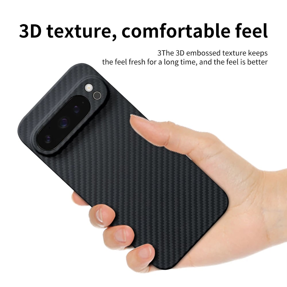 Luxury 1500D Aramid Carbon Fiber Case for Google Pixel 9 Pro XL – Ultra-Thin Kevlar Phone Cover, Sleek & Durable Protection - TrendingTechPK