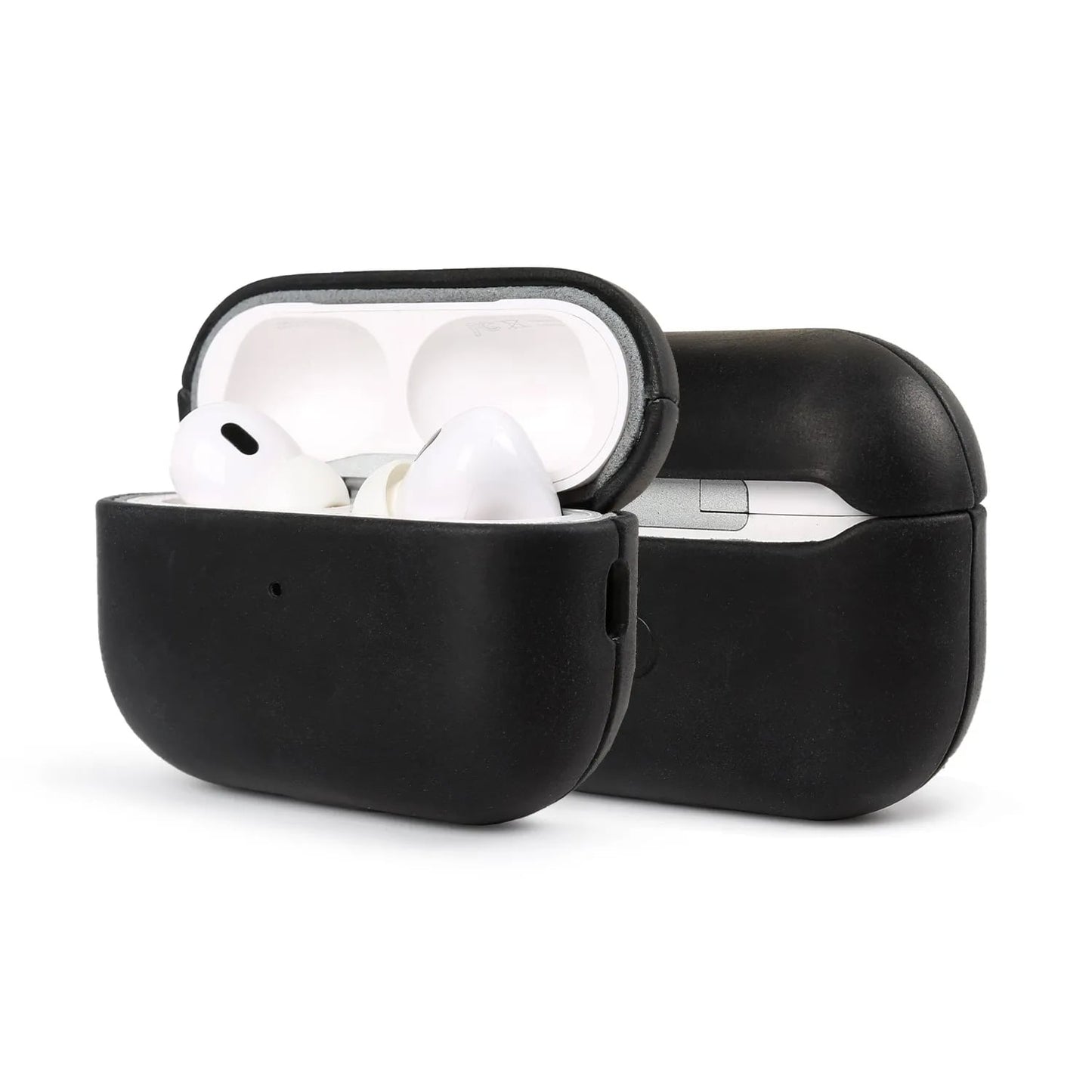 Crazy Horse Genuine Leather Case for AirPods Pro 2 – Handmade Protective Cover for AirPods 4 Wireless Charging - TrendingTechPK