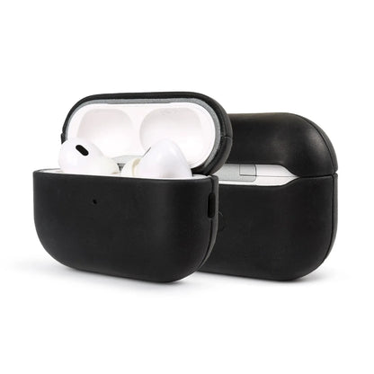 Crazy Horse Genuine Leather Case for AirPods Pro 2 – Handmade Protective Cover for AirPods 4 Wireless Charging - TrendingTechPK