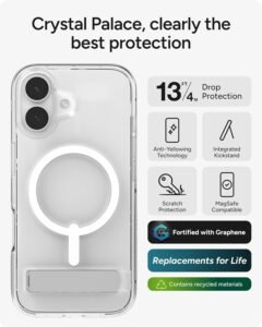 Zagg Crystal Palace Series iPhone 17 Case Clear